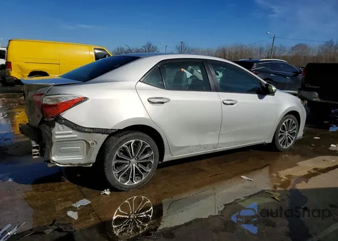 2016 Toyota Corolla L из США, поврежденный, VIN 2T1BURHE9GC526449